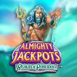 Almighty Jackpots – Realm of Poseidon by Novomatic, showcased at berriezcasinos.fi – game logo