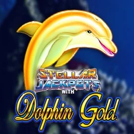 Dolphin Gold with Stellar Jackpots by Lightning Box Game, showcased at berriezcasinos.fi – game logo