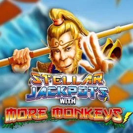 Stellar Jackpots with More Monkeys game by Lightning Box Game – logo hosted on Berriez Casino